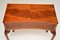 Antique Console Table in Flame Wood, 1950s 6