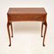 Antique Console Table in Flame Wood, 1950s, Image 1