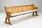 Antique Church Pew Bench, 1890s, Image 6
