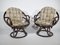 Italian Rattan Corridors Chairs, 1970s, Set of 2 8