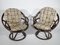 Italian Rattan Corridors Chairs, 1970s, Set of 2 7