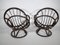 Italian Rattan Corridors Chairs, 1970s, Set of 2 12