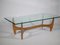 Danish Glass Teak Coffee Table, 1960s, Image 7