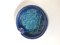 Blauer Keramik Aschenbecher von Aldo Londi für Bitossi, 1960er 2