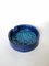 Blue Ceramic Ashtray by Aldo Londi for Bitossi, 1960s 1