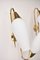 Brass Wall Sconces in the style of Stilnovo, 1950s, Set of 2 10