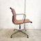 Cognac Leather & Aluminum EA107 Office Chairs by Charles & Ray Eames for Vitra, 1990s, Set of 8 4
