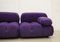 Purple Velvet Camaleonda Modular Sofa by Mario Bellini for C&b Italia, Set of 2 5