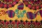 Tapiz Suzani vintage bordado a mano, Uzbekistán, años 20, Imagen 19