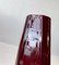 Maroon Glaze Ceramic Wall Hung Candleholder by Arnold Wiig, Norway, 1970s 6