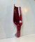Maroon Glaze Ceramic Wall Hung Candleholder by Arnold Wiig, Norway, 1970s 1