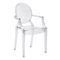 Fauteuil Louis XV Transparent Vintage par Louis Ghost pour Kartell, 1999 1