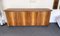 Italienisches Sideboard aus Holz & Messing, 1980er 1