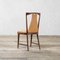 Esszimmerstühle aus Holz & Skai von Osvaldo Borsani für Atelier Borsani Varedo, 1950er, 10er Set 6