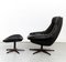 Fauteuil Pivotant et Ottomane par HW Klein pour Bramin, 1970s, Set de 2 1