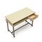 Formica and Brass Wood Desk, 1950s, Image 5