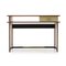 Formica and Brass Wood Desk, 1950s, Image 7