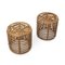 Rattan Stools by Castano, 1950s , Set of 2 2