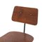 Geschwungener Stuhl aus Schichtholz & Metall, 1950er, 4er Set 9
