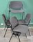 Black and Gray Castelli Chairs by Giancarlo Piretti, 1970s, Set of 4, Image 7