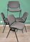 Black and Gray Castelli Chairs by Giancarlo Piretti, 1970s, Set of 4 6