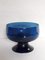 Swedish Orrefors Glass Bowl in Cobalt Blue, 1970s 1