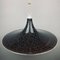 Italian Pendant Lamp in Black Murano, 1970s 2