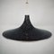 Italian Pendant Lamp in Black Murano, 1970s, Image 1