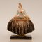 Art Deco Italian Glazed Faience Figurine Lady by Guido Cacciapuoti, 1930s 13