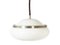 White Plastic Shade Model 2/5 Pendant Lamp by Gianemilio Piero & Anna Monti for Kartell, 1960s 2
