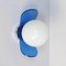 Vintage Blue and Opaline Methacrylate Wall Lights, 1960s 1