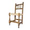 Spanish Wooden Chairs with Enea Seat, Set of 2, Image 5