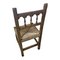 Spanish Wooden Chairs with Enea Seat, Set of 2 4