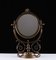 Large Victorian Brass Table Mirror, England, 1880s 6