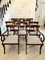 Antique Regency Dining Chairs in Mahogany, 1825, Set of 10 1