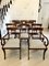 Antique Regency Dining Chairs in Mahogany, 1825, Set of 10, Image 1