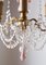 French Bronze and Crystals Chandelier, 1980s, Image 8