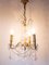 French Bronze and Crystals Chandelier, 1980s, Image 2
