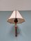 Skandinavische Scheren Wandlampe aus Holz, 1960er 11