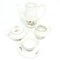 Coffee Set from Porcelain Factory Bogucice, Poland, 1960s, Set of 15 6