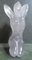Estatuilla francesa de pasta de vidrio de mujer estirada, Imagen 1