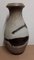 Vintage German Gray-Brown Ceramics Floor Vase from Scheurich, 1970s, Image 1