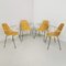 Midollino Basketball Chairs attributed to Campo E Graffi, 1960s, Set of 4 4