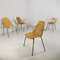 Midollino Basketball Chairs attributed to Campo E Graffi, 1960s, Set of 4 2