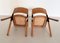 Mid-Century Italian Chairs in Oak and Rattan by Mauro Pasquinelli, 1970s, Set of 2 14