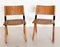 Mid-Century Italian Chairs in Oak and Rattan by Mauro Pasquinelli, 1970s, Set of 2 4