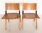 Italienische Mid-Century Stühle aus Eiche und Rattan von Mauro Pasquinelli, 1970er, 2er Set 15