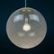 Vintage Italian Pendant Lamp in Swirl Murano Glass, 1970s 10