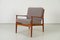 Danish Armchair in Teak with Wool Fabric by Grete Jalk for Glostrup, 1960 6