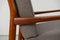 Danish Armchair in Teak with Wool Fabric by Grete Jalk for Glostrup, 1960 7
